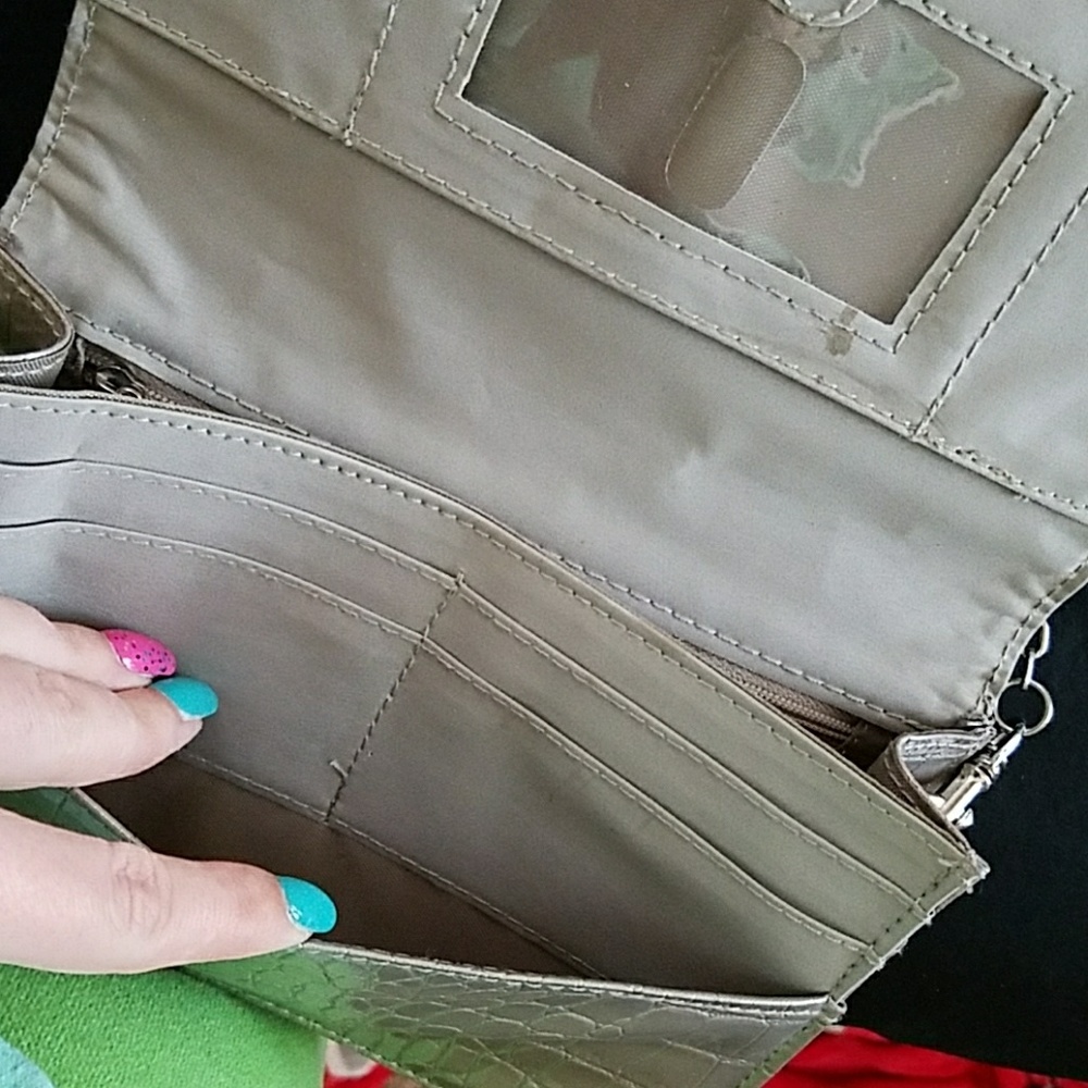 Silver evening bag purse - Picture 4 of 7